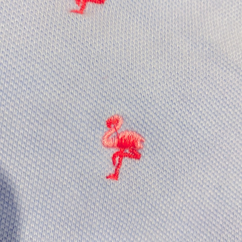 Polo knit flamingo shorts
